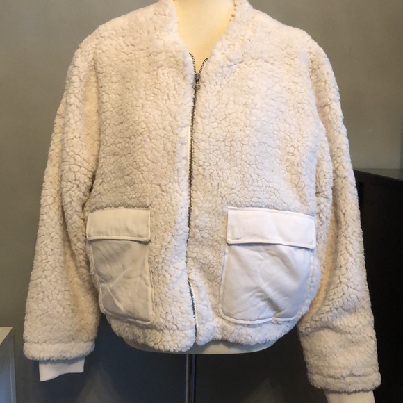 Lucky Brand Utility Teddy Coat - Picture 2 of 12
